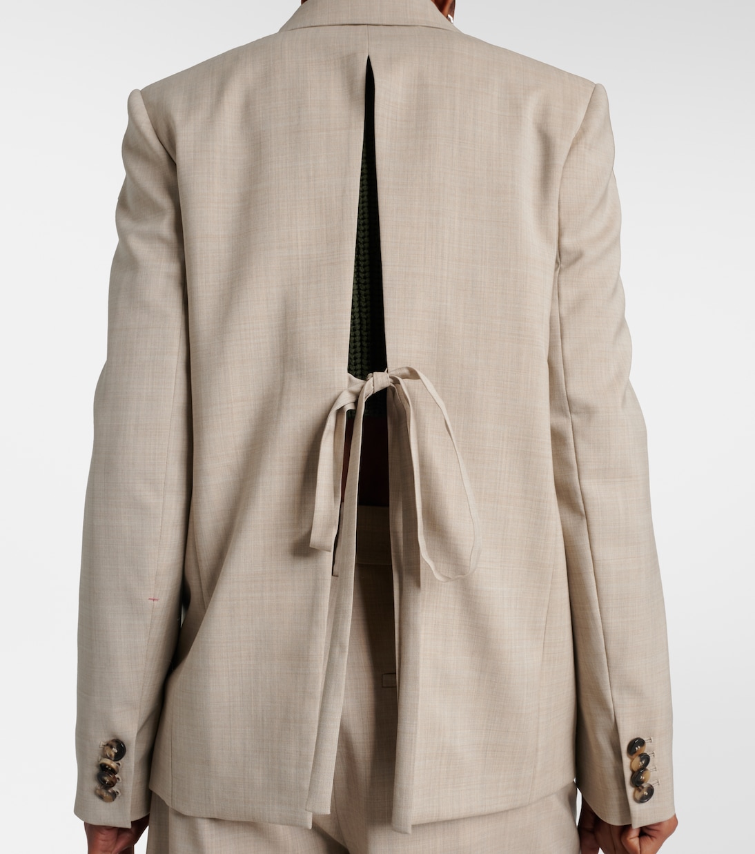 Blazer de lana con abertura | Loewe