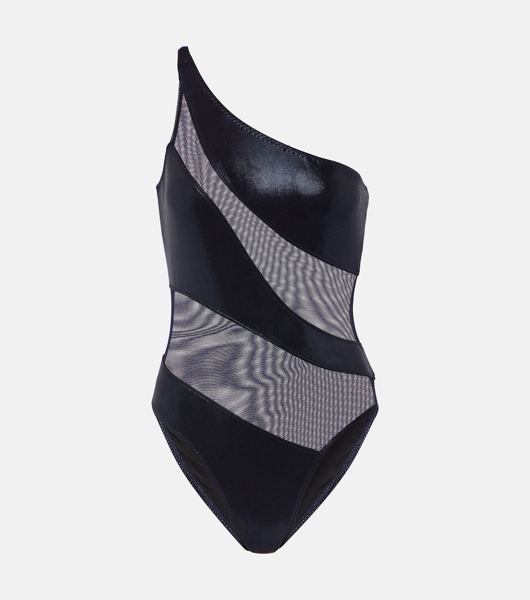 Costume intero monospalla Snake | Norma Kamali