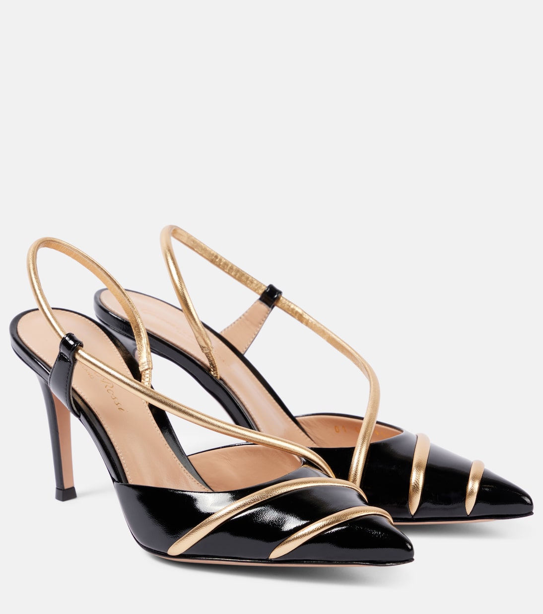 Pumps slingback 85 in vernice | Gianvito Rossi