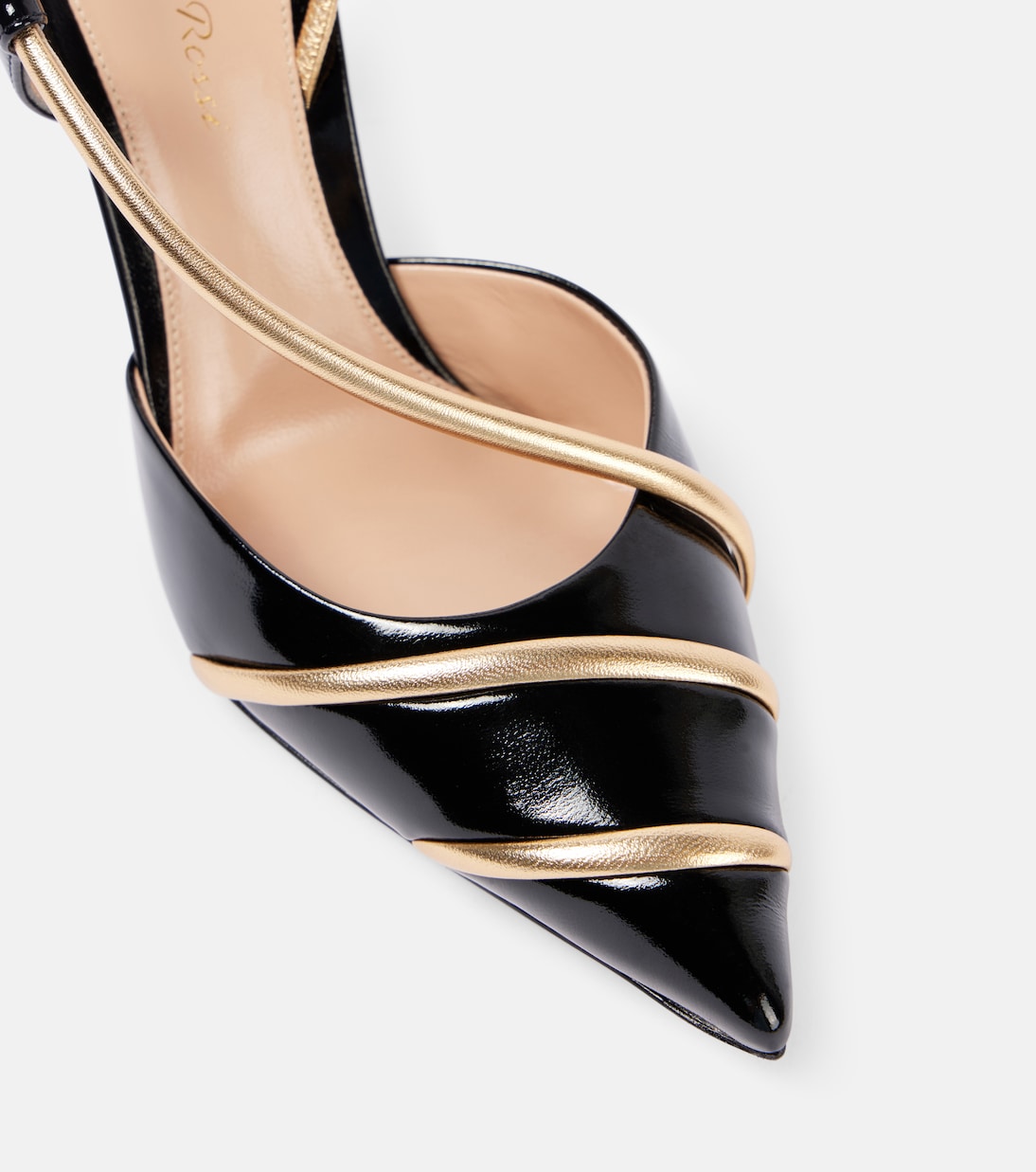 Pumps slingback 85 in vernice | Gianvito Rossi