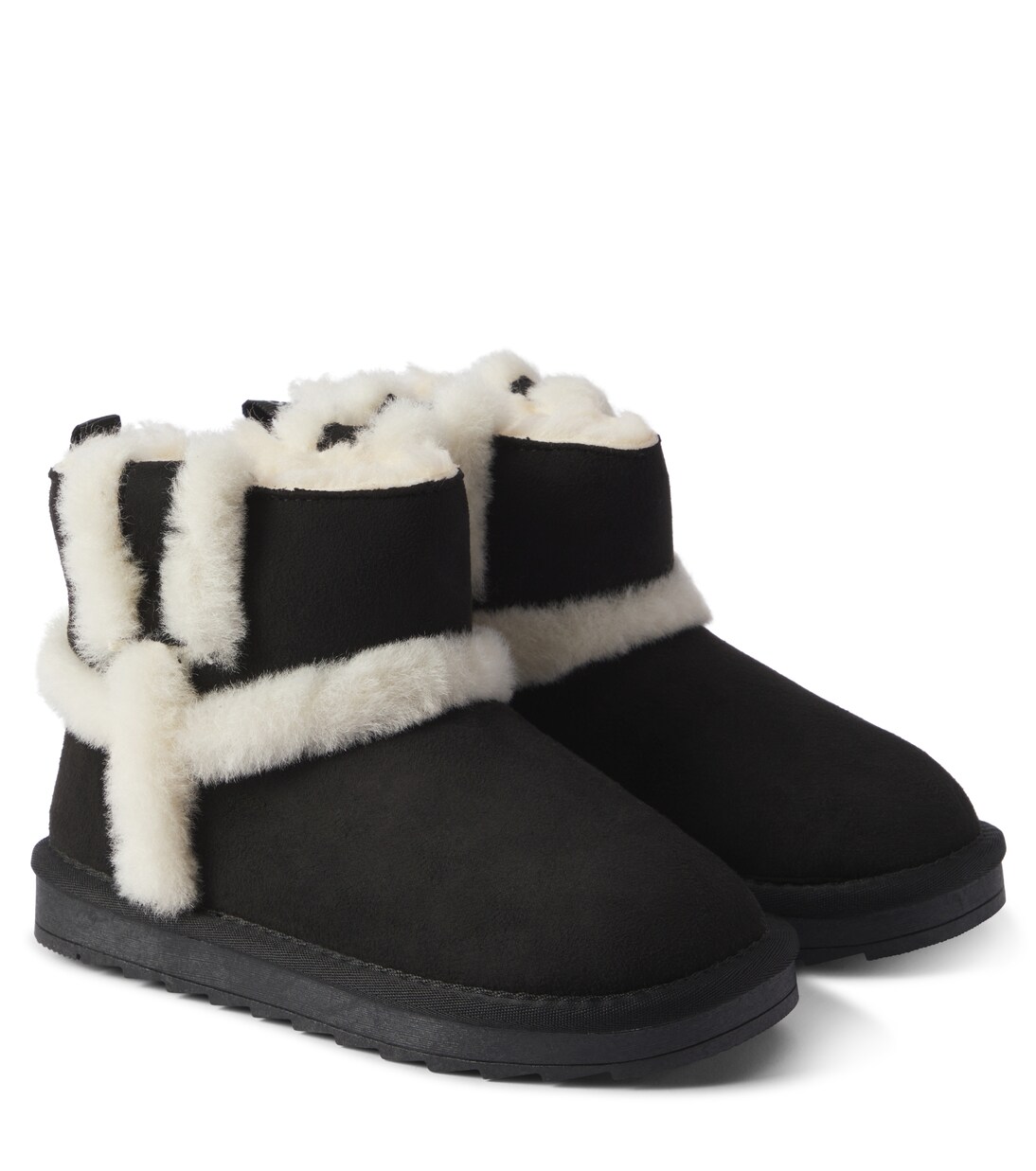 Stivaletti con shearling sintetico | Monnalisa