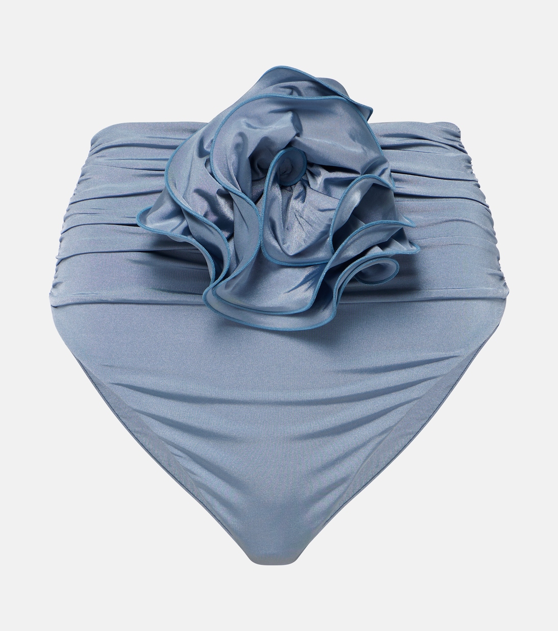 Slip bikini a vita alta con applicazione floreale | Magda Butrym