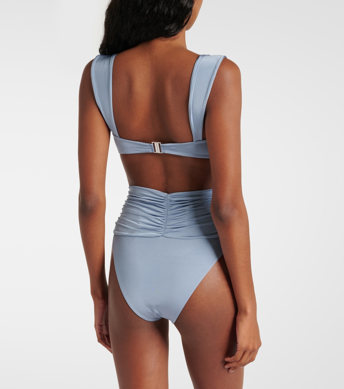 Slip bikini a vita alta con applicazione floreale | Magda Butrym