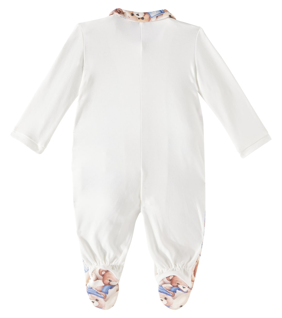 Baby - Tutina in cotone con stampa | Monnalisa