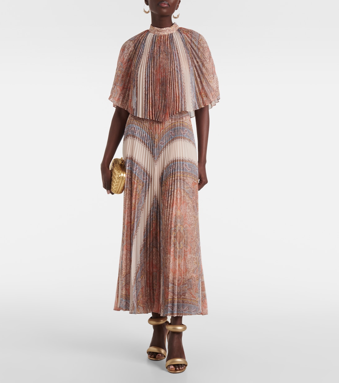 Abito midi Illustration Sunray con stampa | Zimmermann