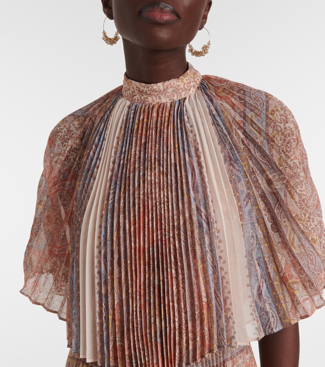 Abito midi Illustration Sunray con stampa | Zimmermann