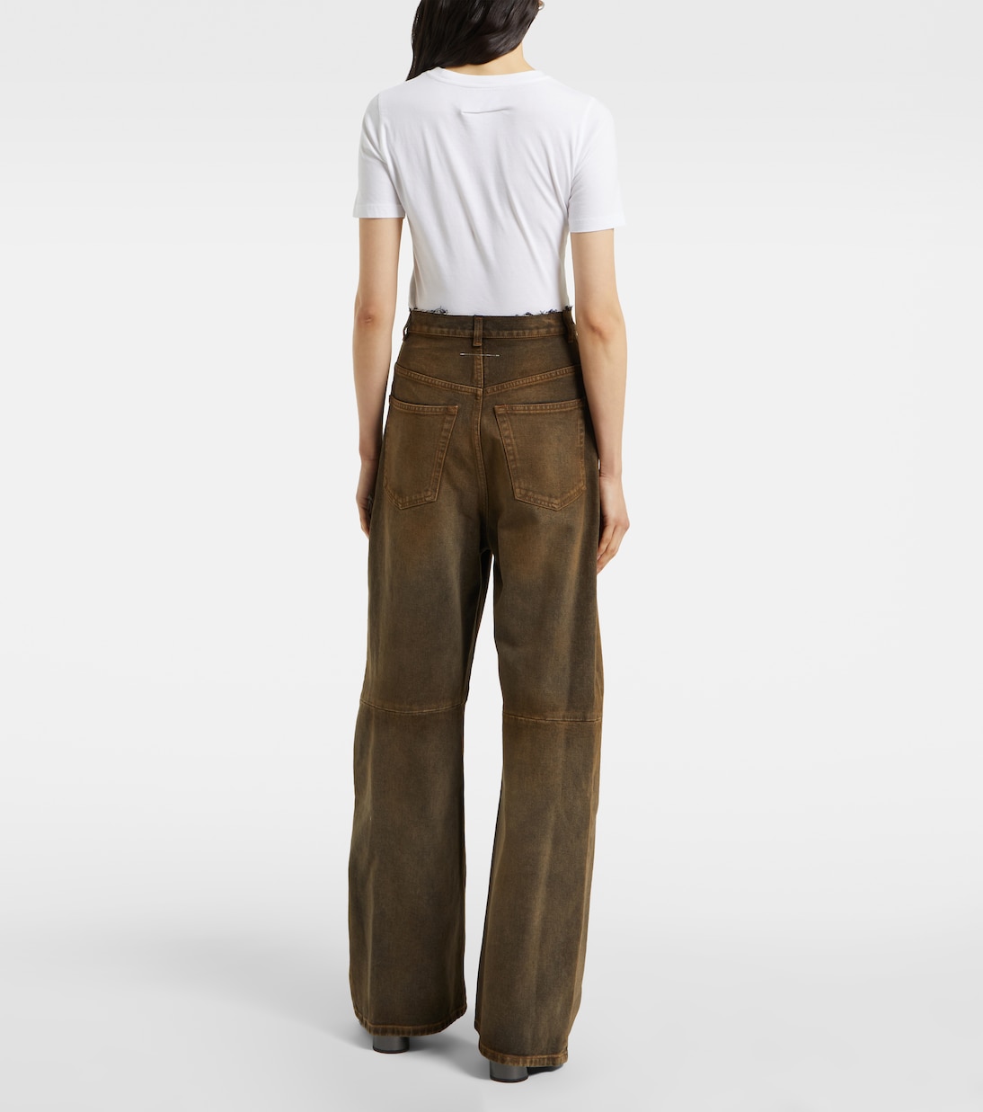 Jeans a gamba larga | MM6 Maison Margiela