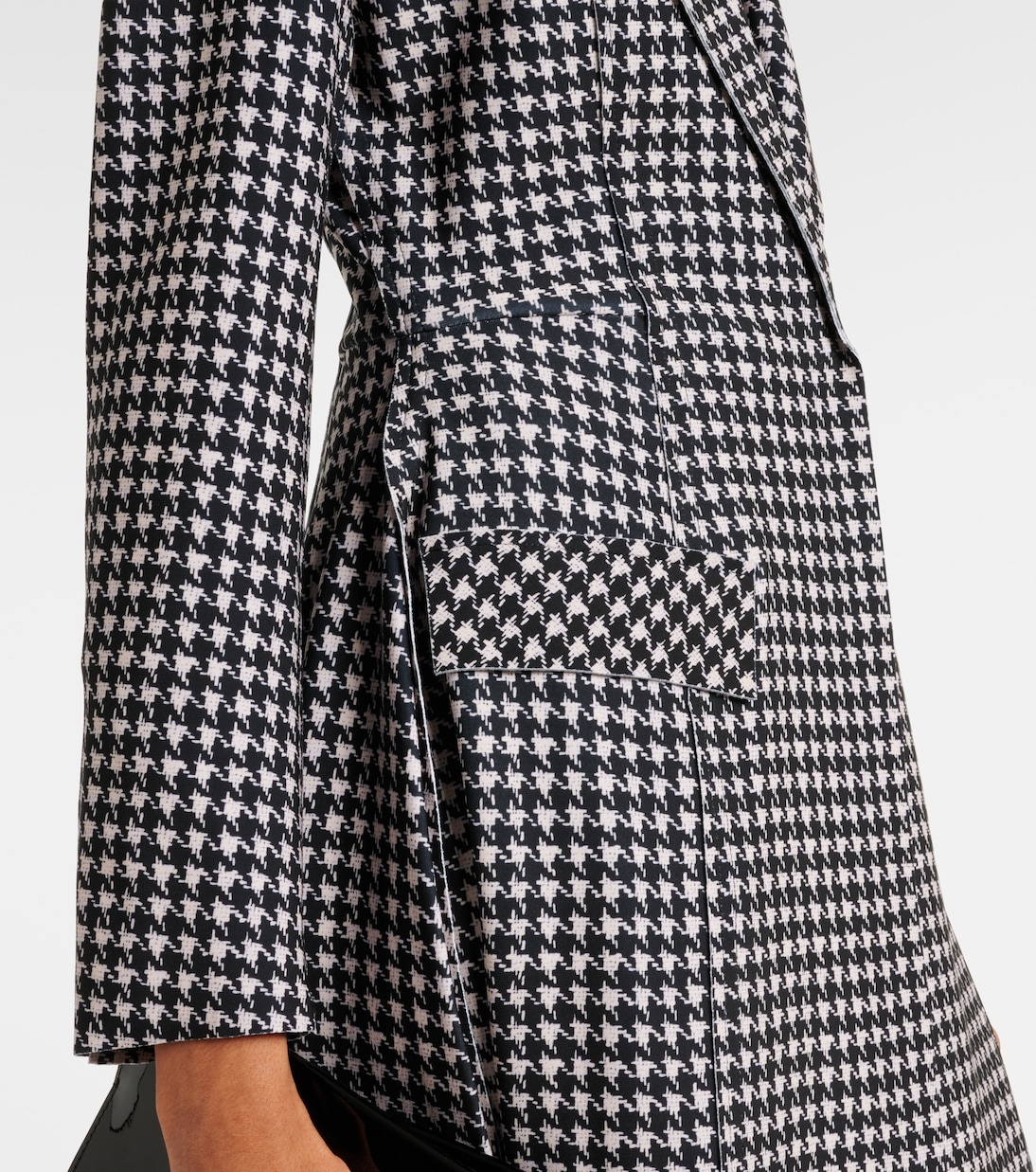 Cappotto monopetto pied-de-poule | Norma Kamali