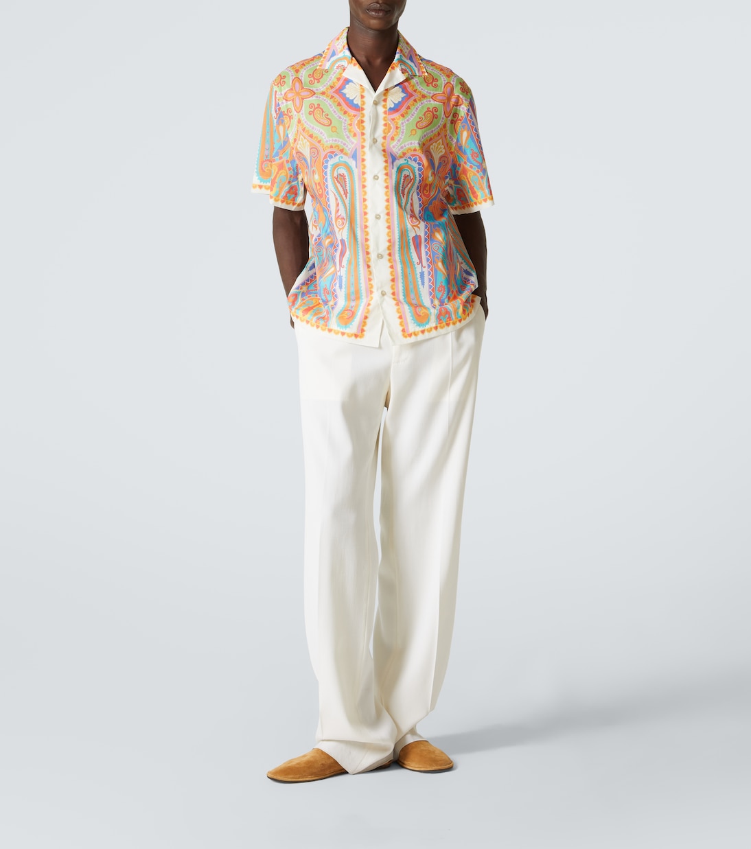 Camicia bowling in cotone con stampa | Etro