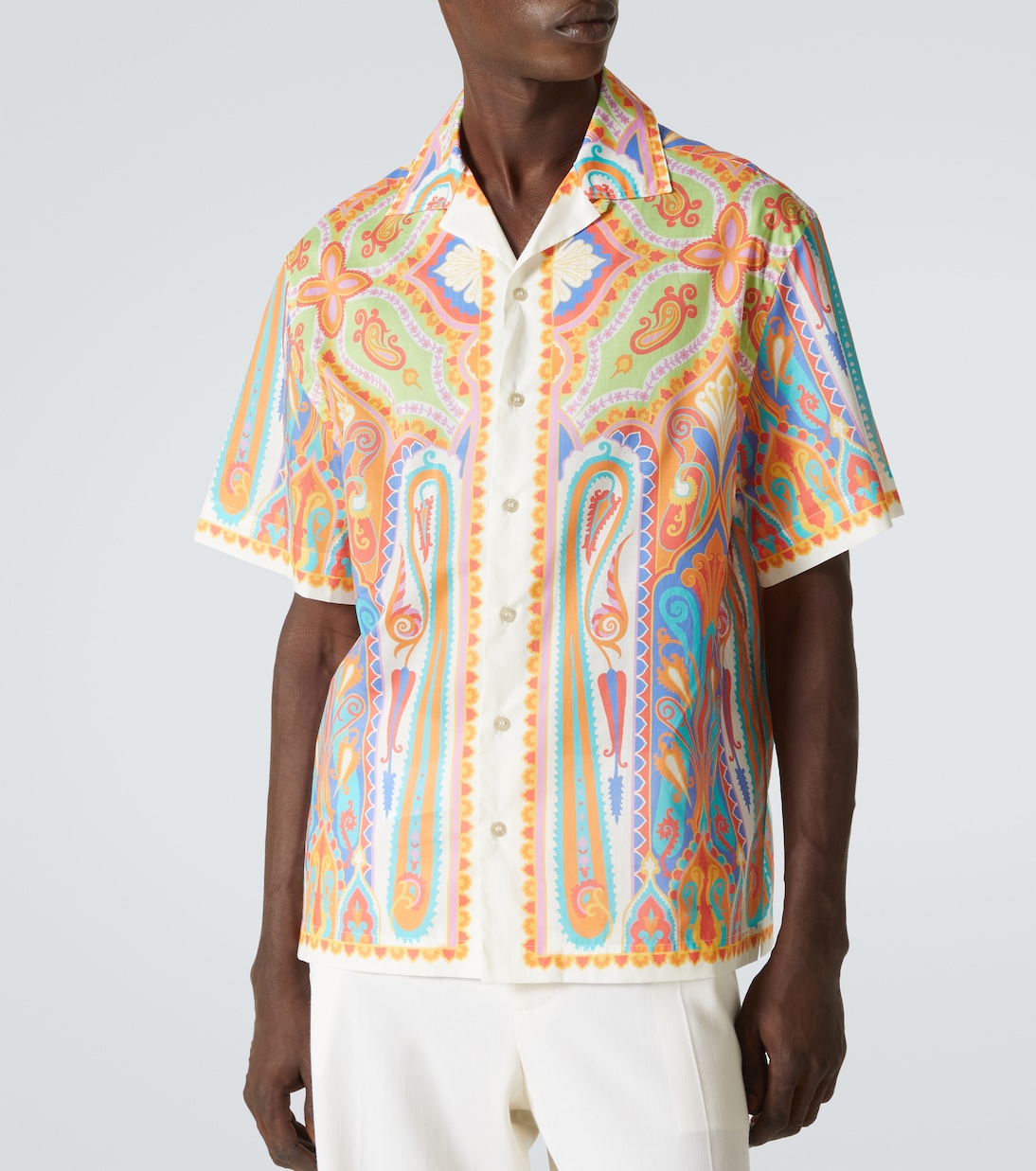 Camicia bowling in cotone con stampa | Etro