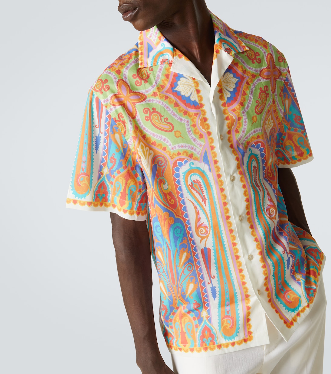 Camicia bowling in cotone con stampa | Etro