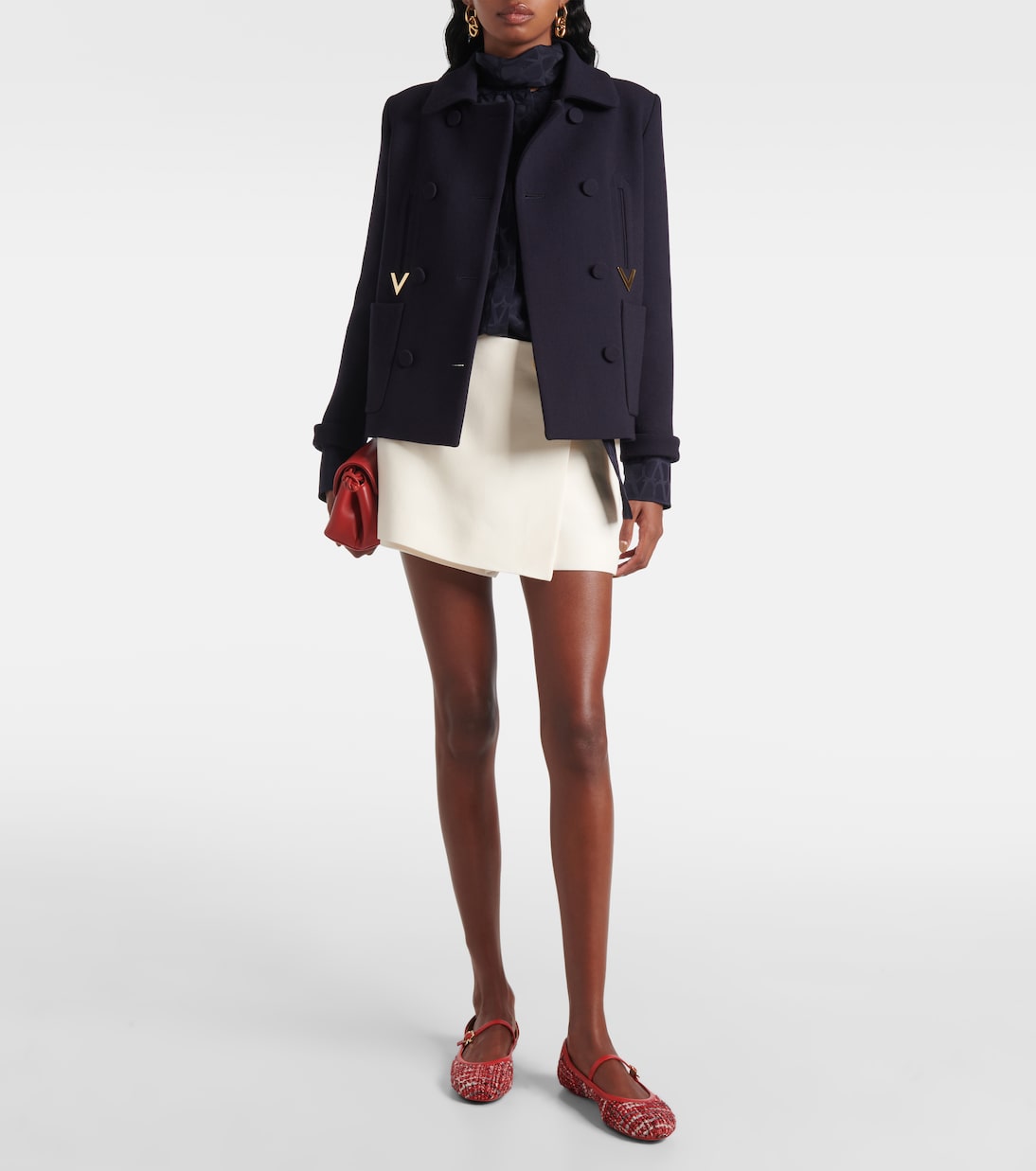 Carla bouclé Mary Jane flats | Gianvito Rossi