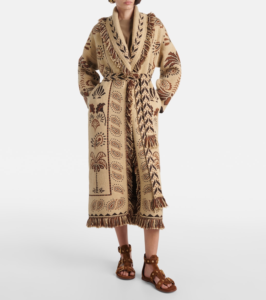 Cardigan Wild Wonder in lana e cotone | Alanui