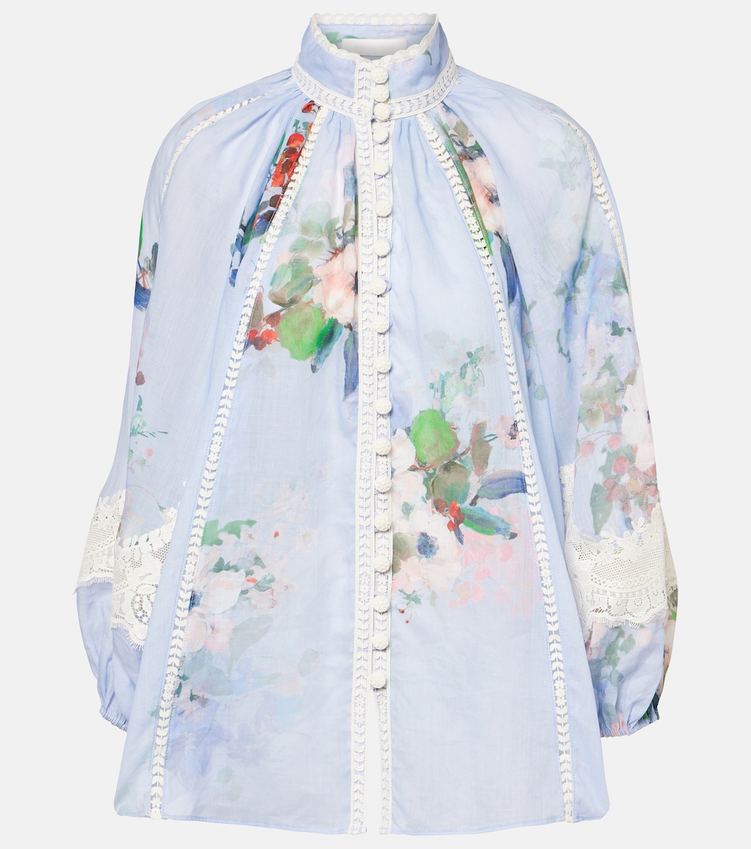Camisa Floral Zimmermann Everley para Jóvenes Modernos