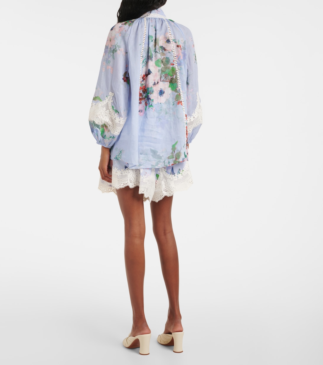 Camisa Floral Zimmermann Everley para Jóvenes Modernos