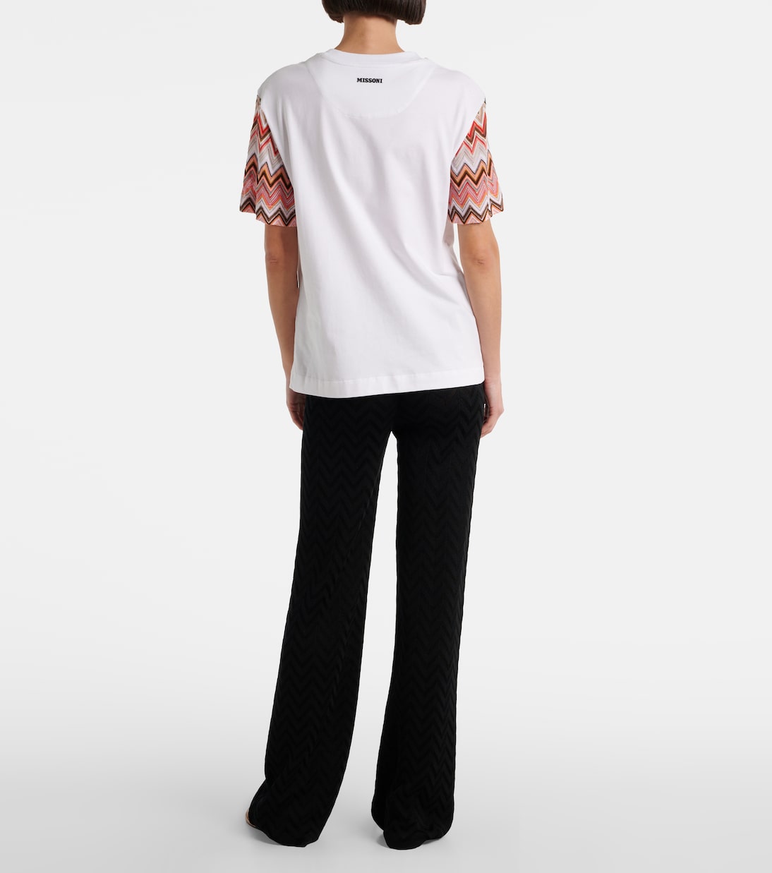 Camiseta de algodón bordada | Missoni