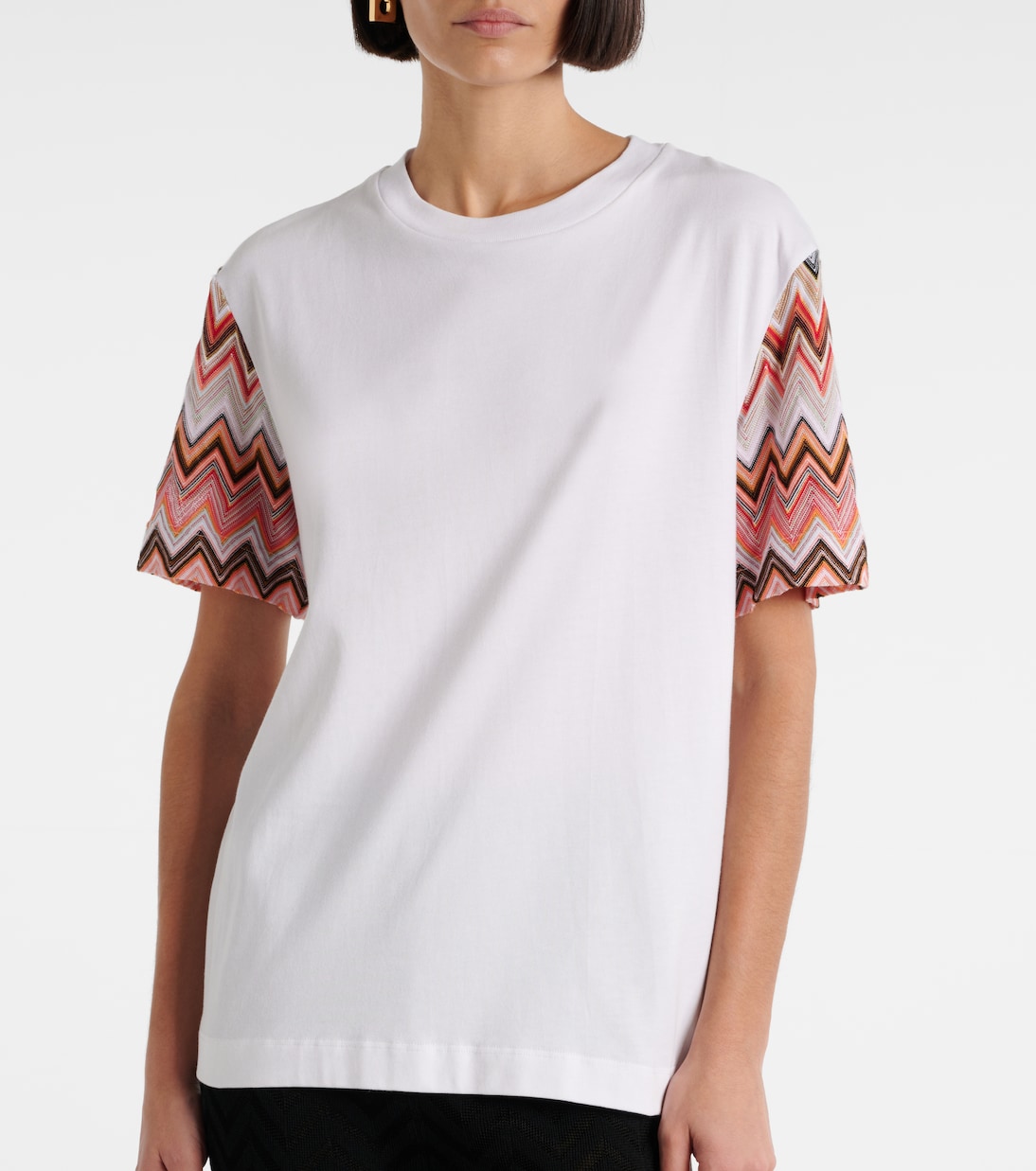 Camiseta de algodón bordada | Missoni