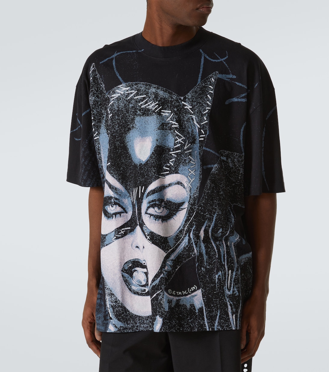 Camiseta en jersey de algodón estampado | Acne Studios