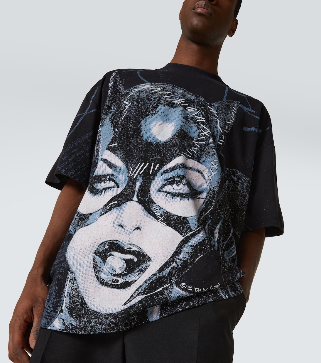 Camiseta en jersey de algodón estampado | Acne Studios
