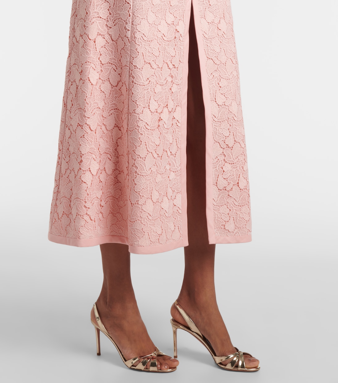 Bow-detail macramé midi dress | Giambattista Valli