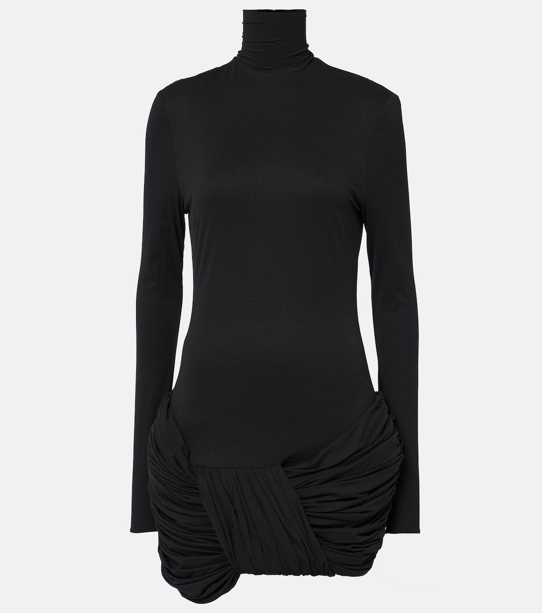 Ruched silk-blend minidress | Magda Butrym