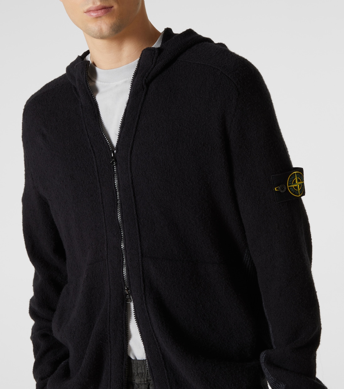 Sudadera con capucha de mezcla de algodón | Stone Island
