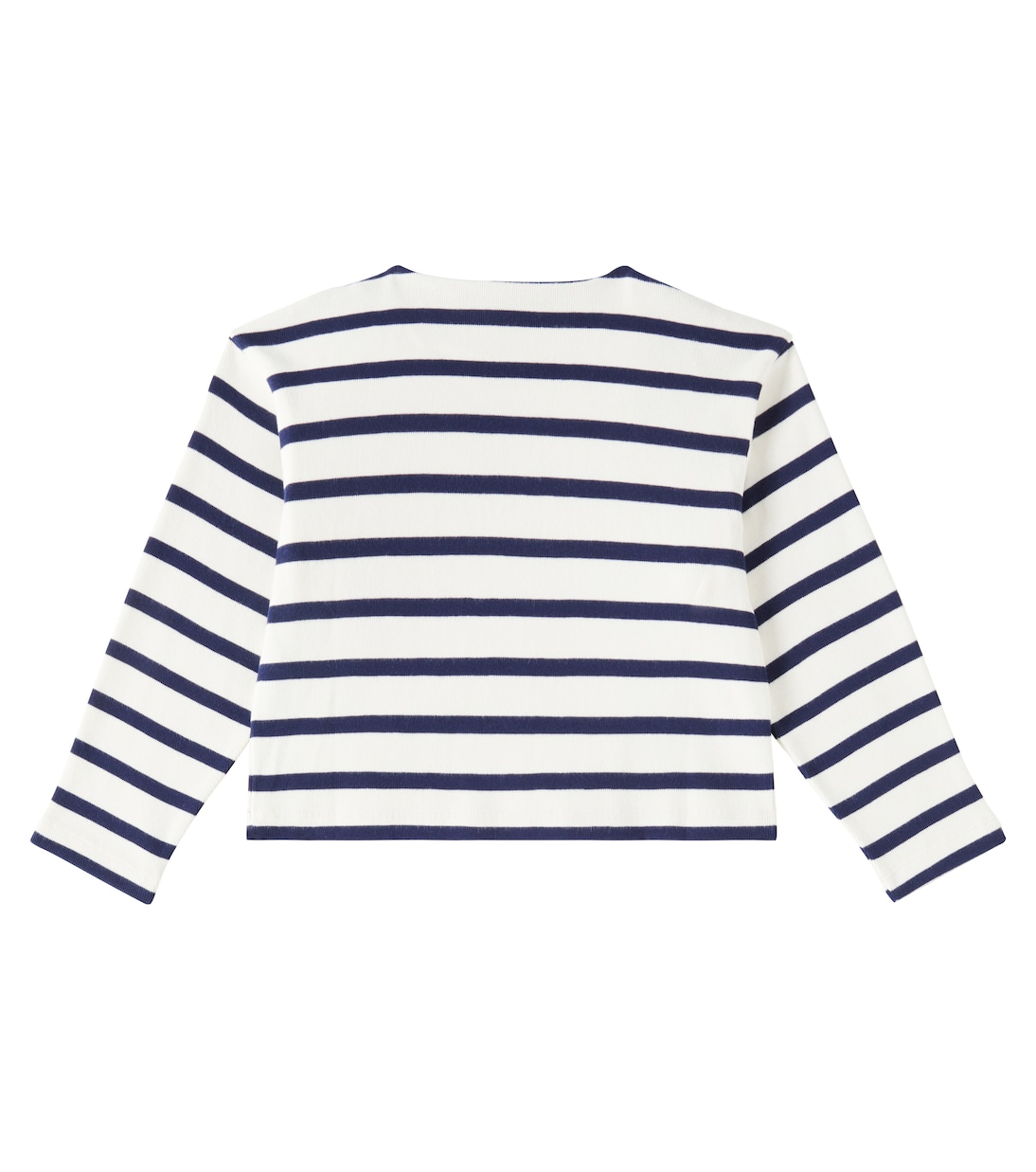 T-shirt in jersey di cotone a righe | Balmain Kids