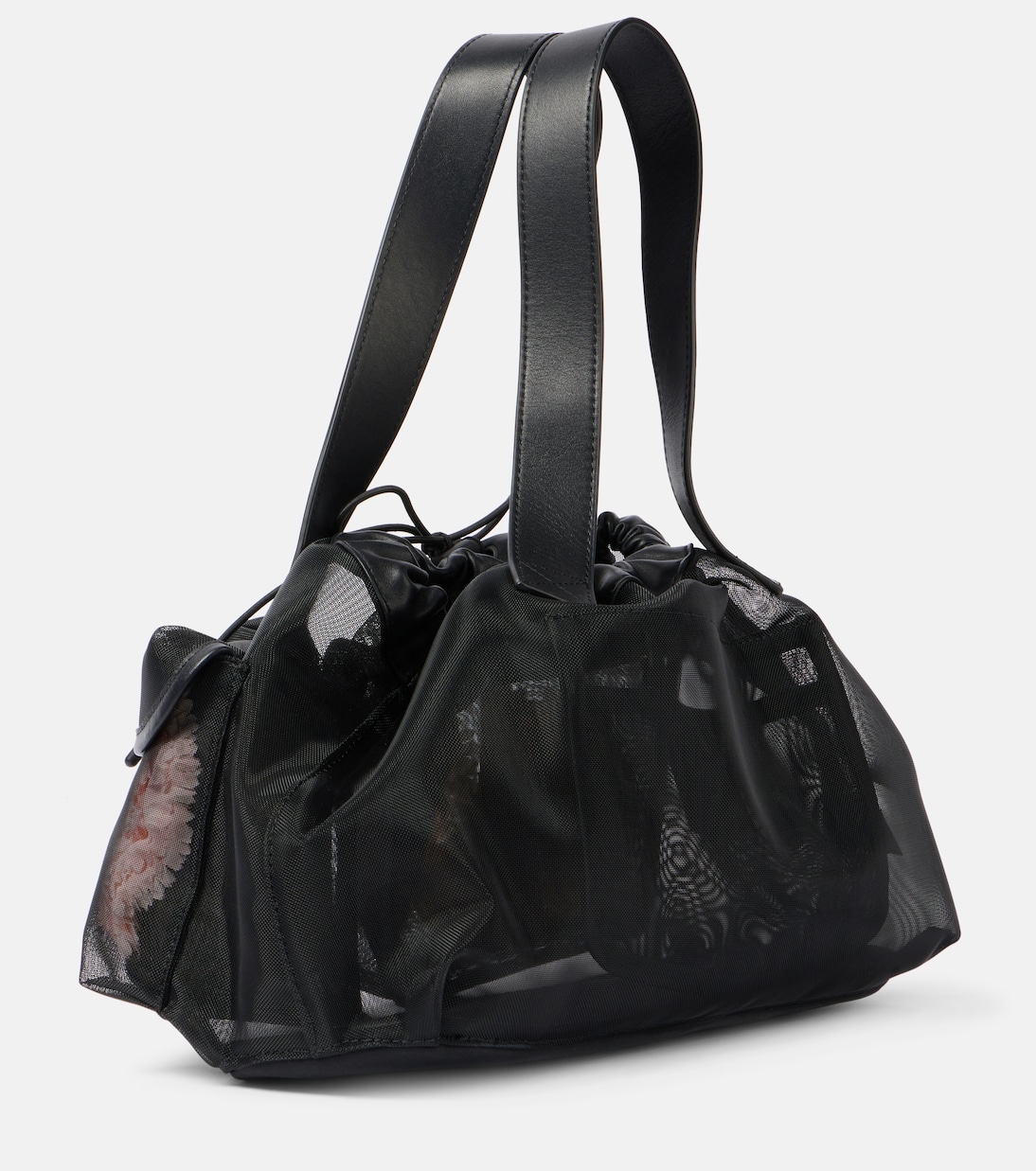Sac Carnation Pocket en toile et cuir | Simone Rocha