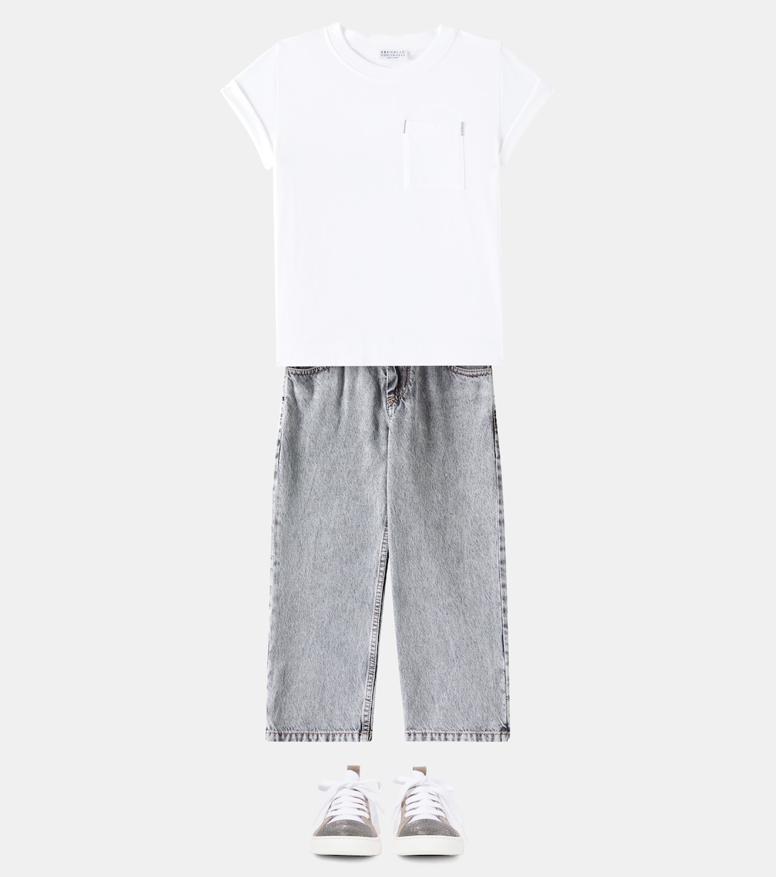 Monili straight jeans | Brunello Cucinelli Kids