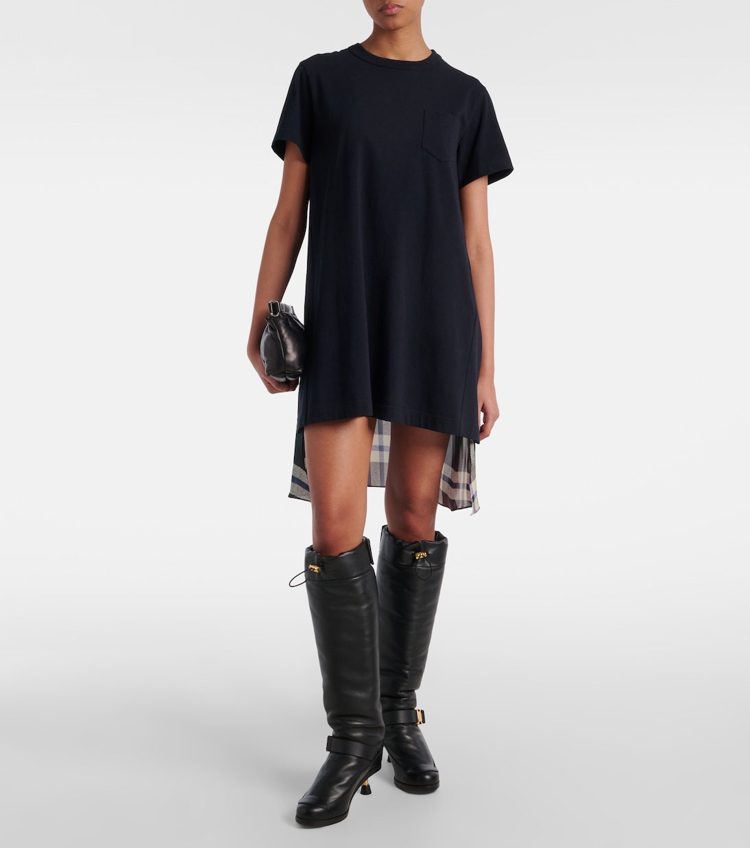 Botas altas de piel | Sacai