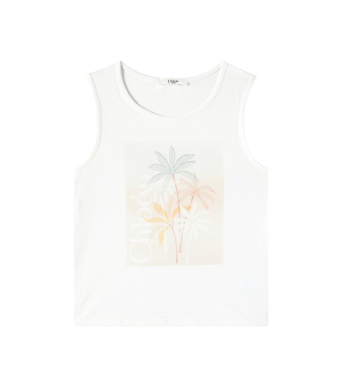 Top in cotone con stampa | Chloé Kids