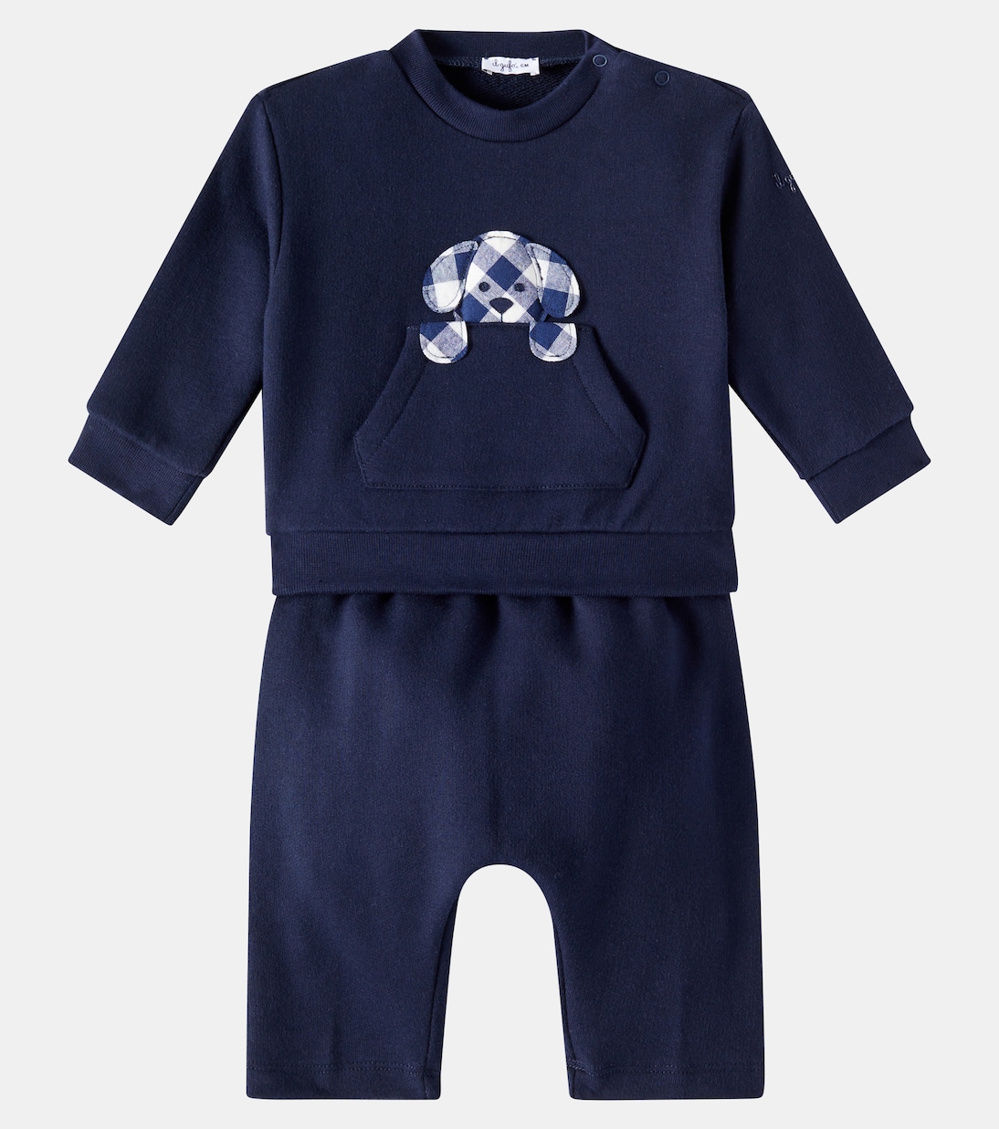 Baby jersey sweatshirt and sweatpants set | Il Gufo