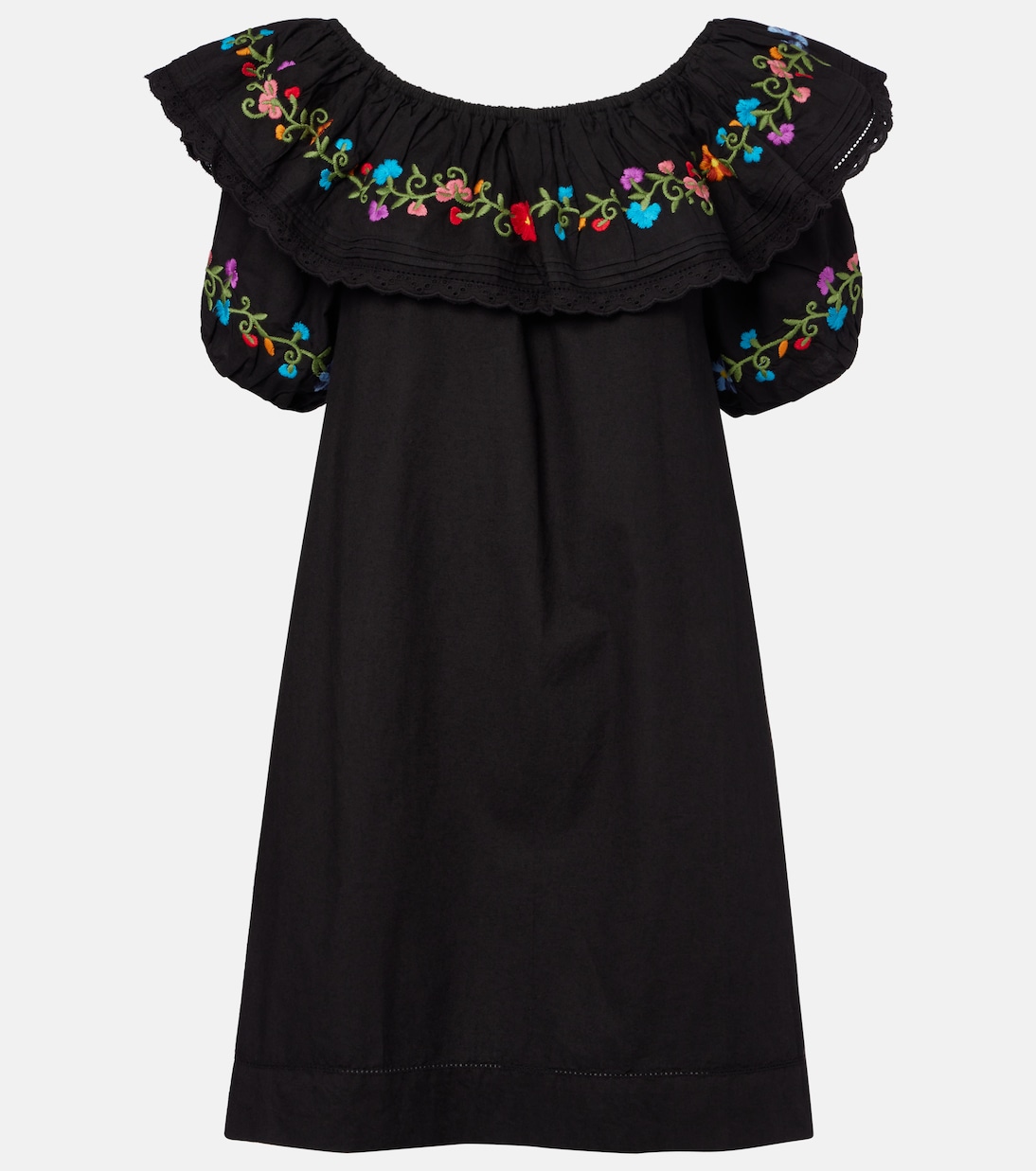 Saige embroidered cotton minidress | Rixo