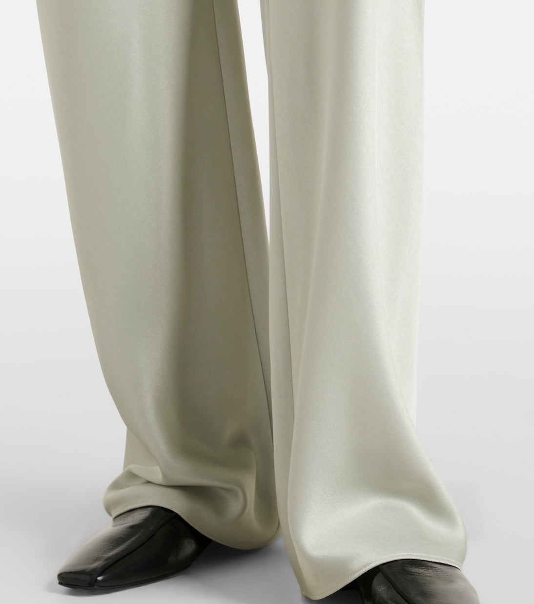 Weite Hose aus Satin | Vince