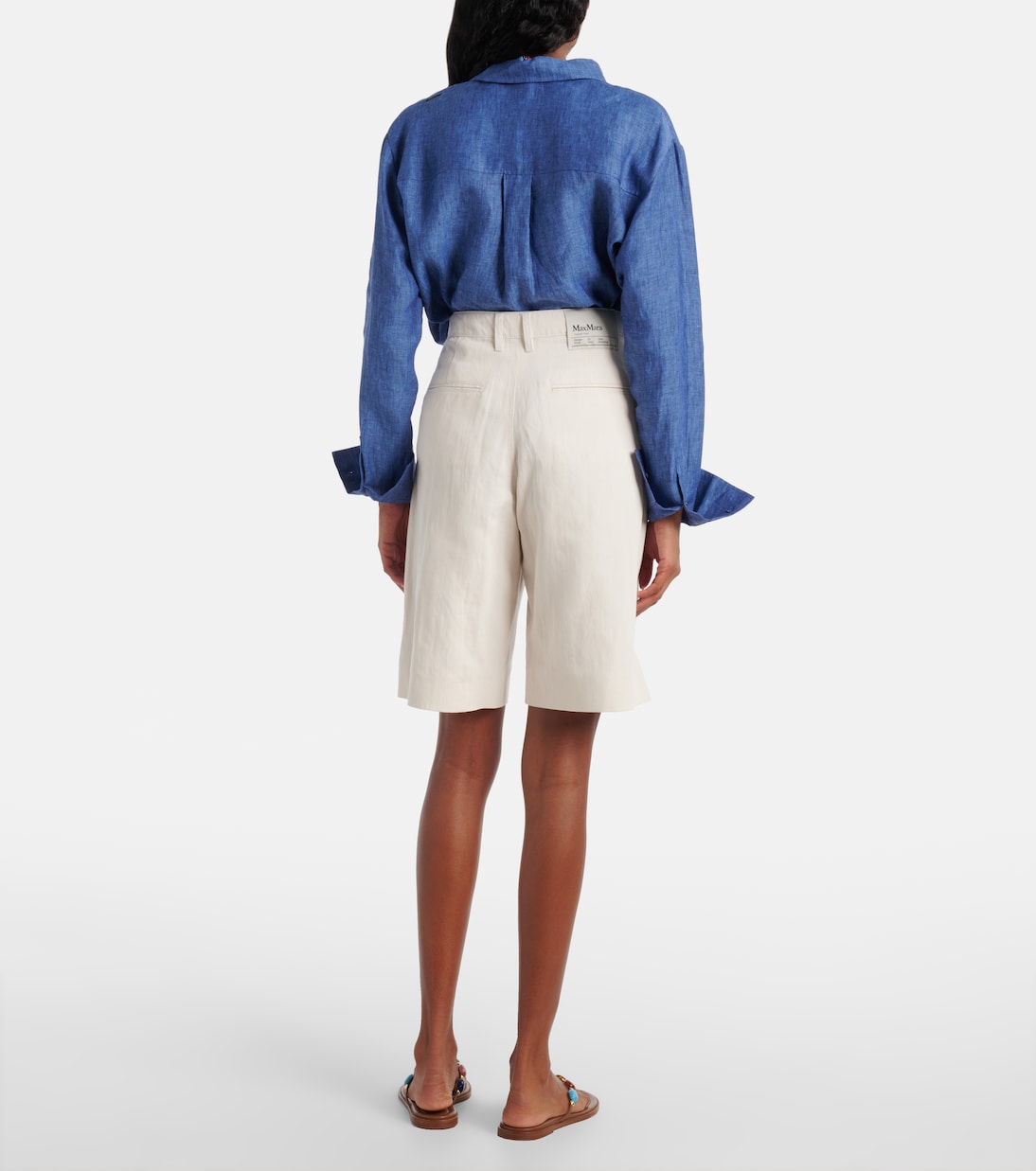 Eric cotton and linen Bermuda shorts | 'S Max Mara