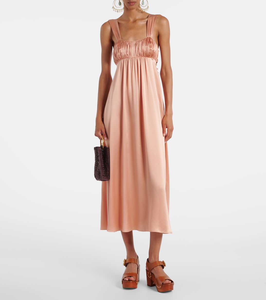 Jeannette 80 studded leather sandals | Chloé