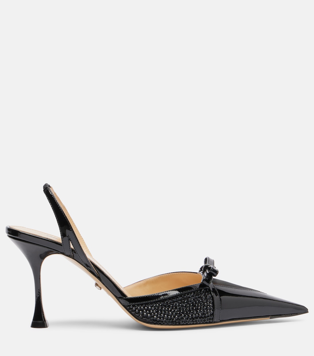 Slingback-Pumps Triangle 85 aus Leder | Mach & Mach