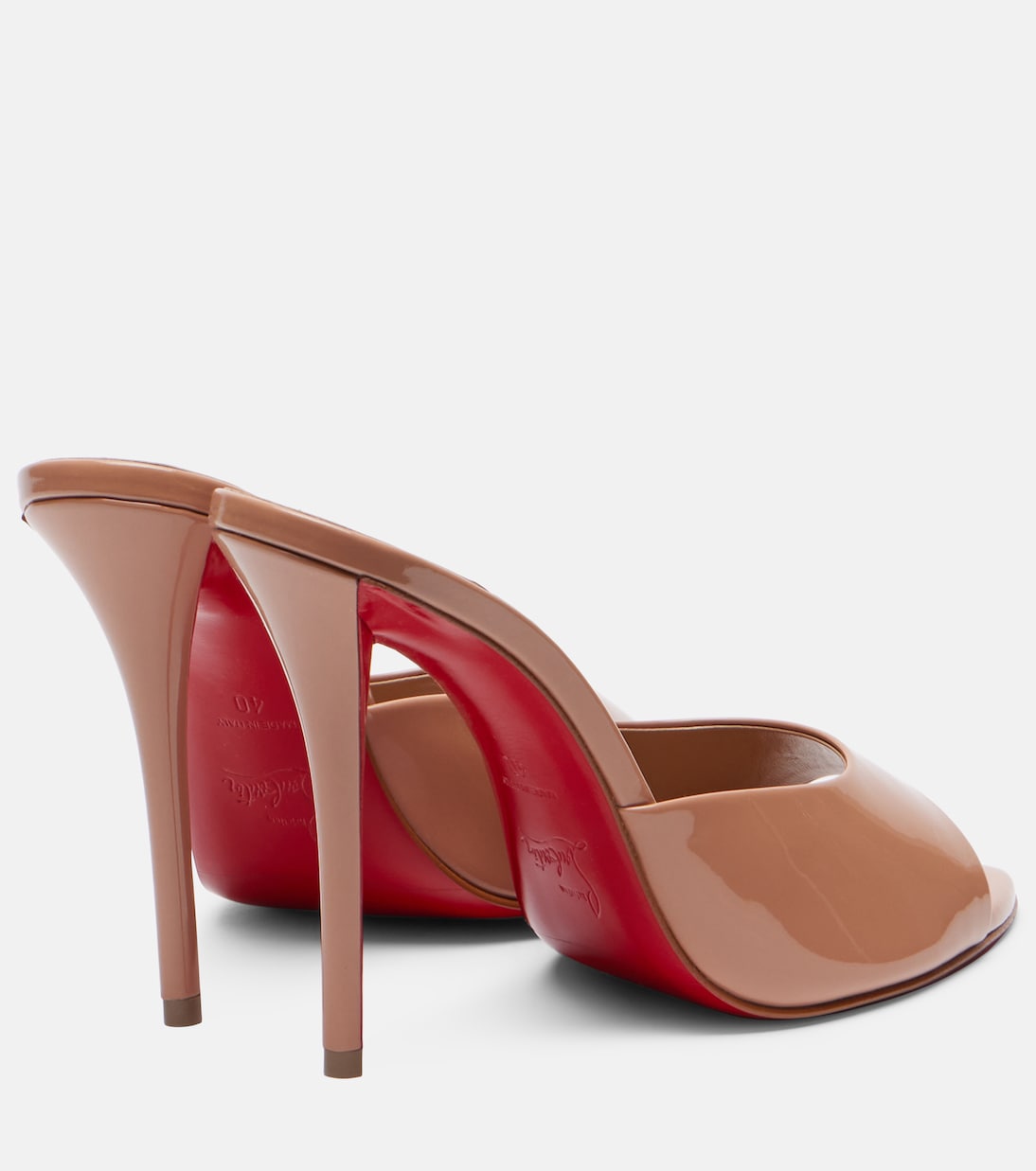 Mules Miss Z 100 in vernice | Christian Louboutin