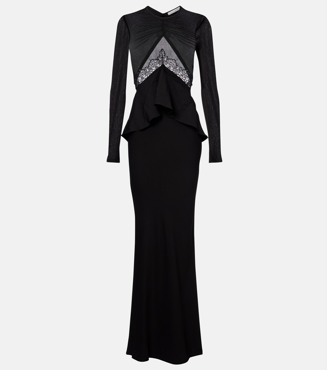 Endrey Disconnect lace-trimmed gown | Christopher Esber
