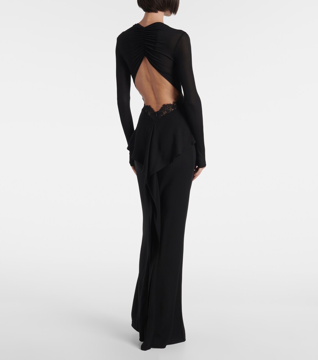 Endrey Disconnect lace-trimmed gown | Christopher Esber