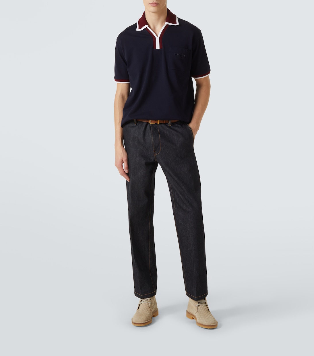 Desert Boots GG aus Veloursleder | Gucci
