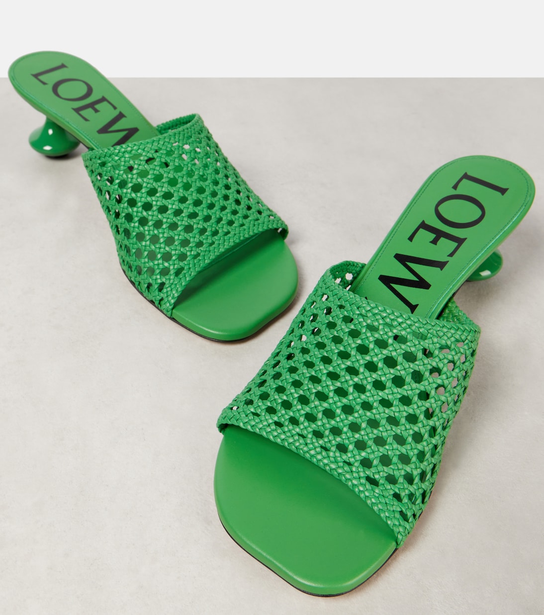 Mules Paula's Ibiza Toy en cuir | Loewe