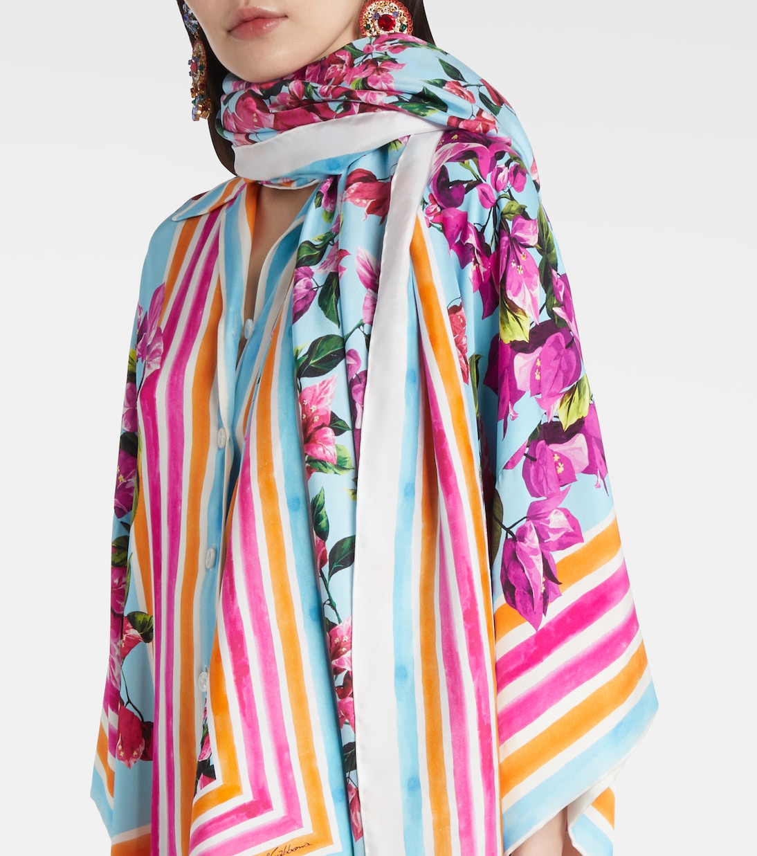 Floral scarf | Dolce&Gabbana