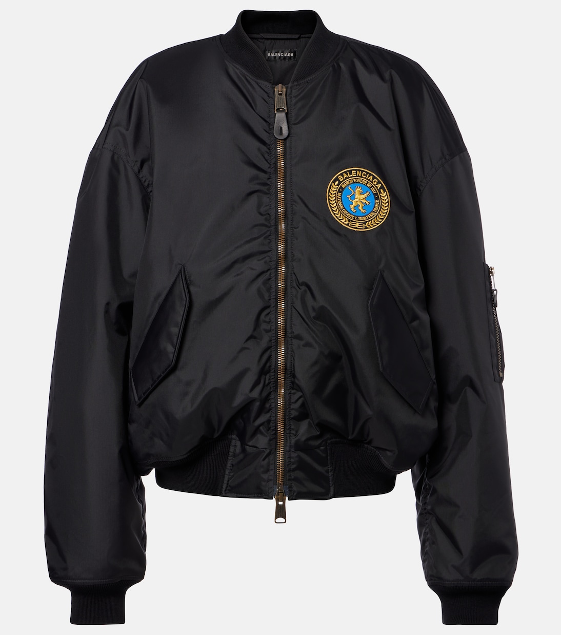 Oversized logo bomber jacket | Balenciaga