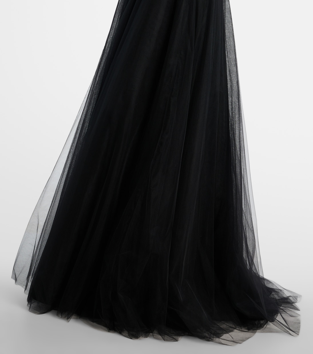 Tulle bustier gown | Costarellos