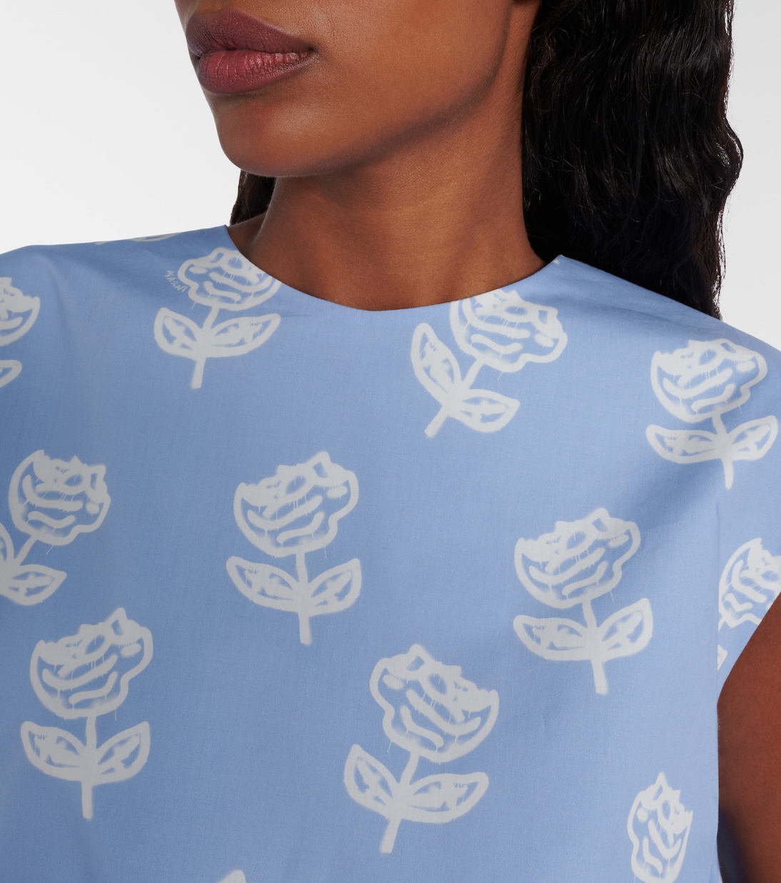Top de algodón floral | Marni