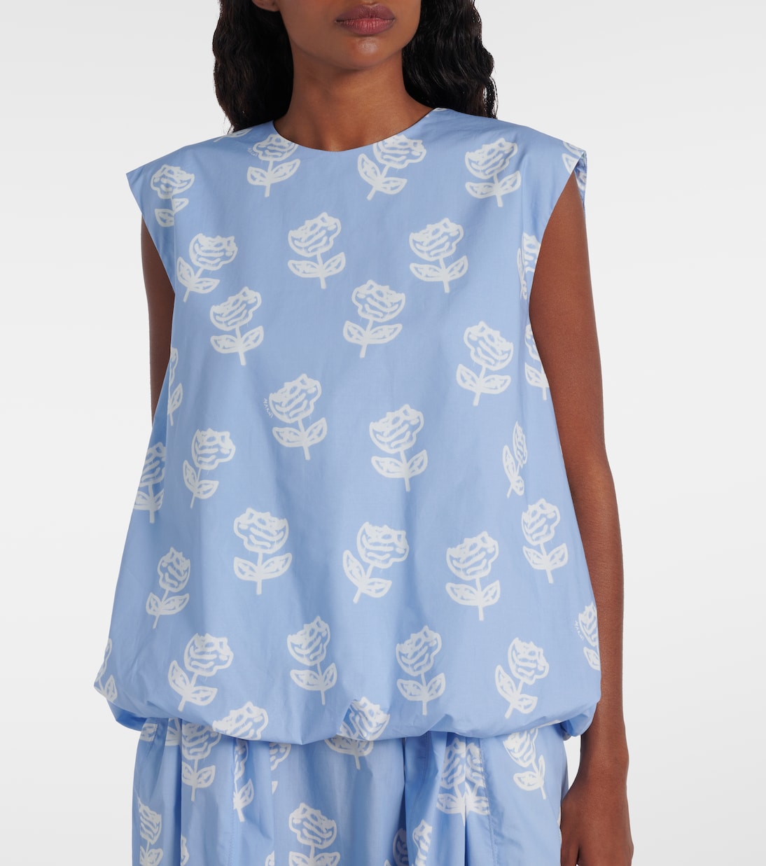 Top de algodón floral | Marni