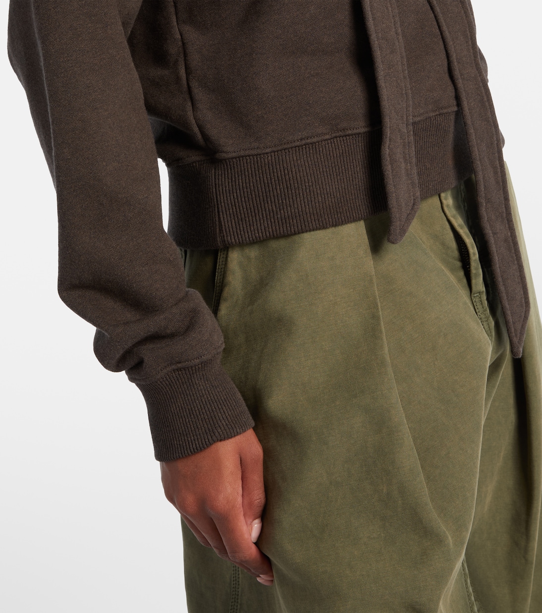 Cotton jersey hoodie | JW Anderson