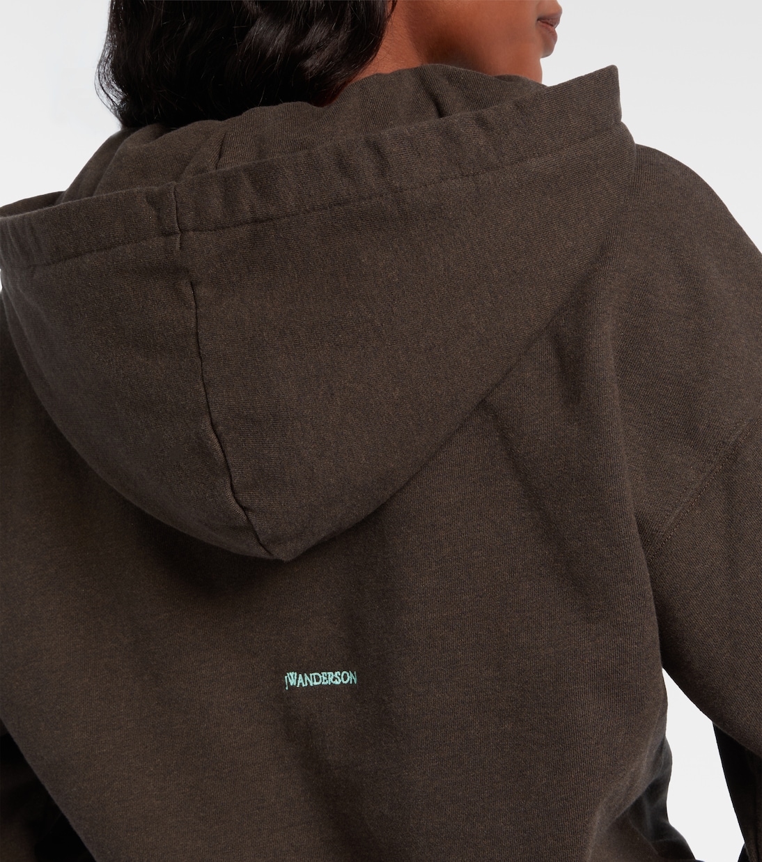 Cotton jersey hoodie | JW Anderson