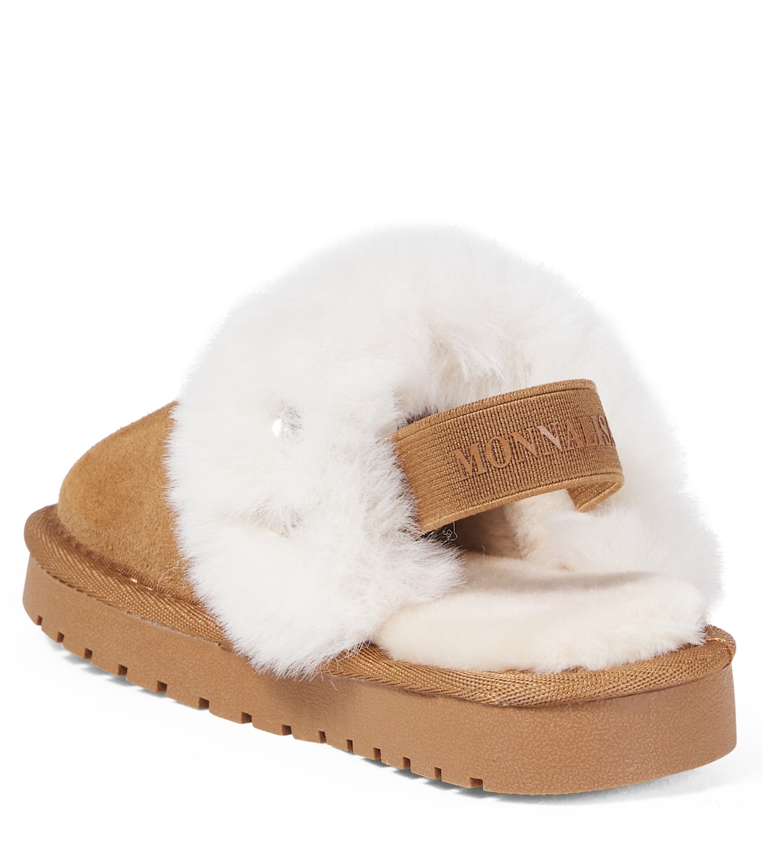 Embellished suede slippers | Monnalisa